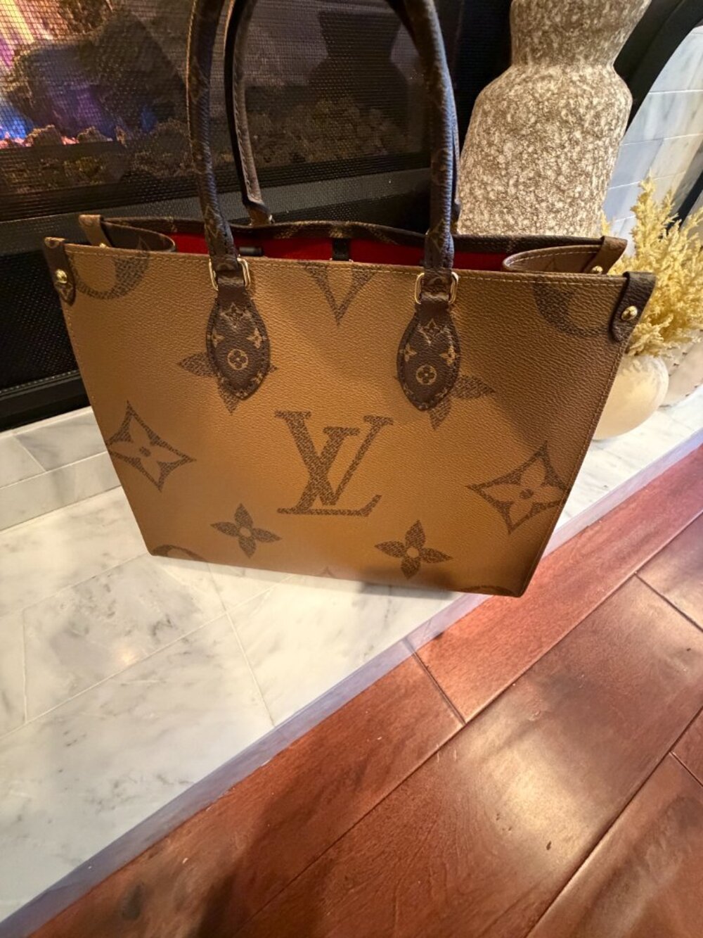 Louis Vuitton OnTheGo PM Reverse Monogram Tote – Brown | Statement Piece